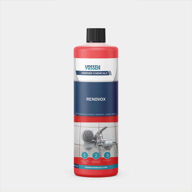Renovox - krachtig zuur sanitair reinigingsproduct voor het zeer effectief reinigen van tegels, voegen, badmeubels en kranen