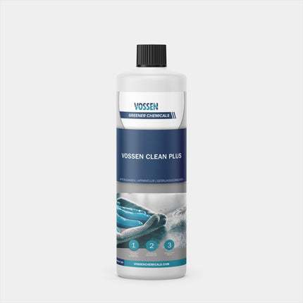 VOSSEN Clean Plus - voor de gecombineerde reiniging en desinfectie van oppervlakken, apparatuur en gebruiksvoorwerpen.